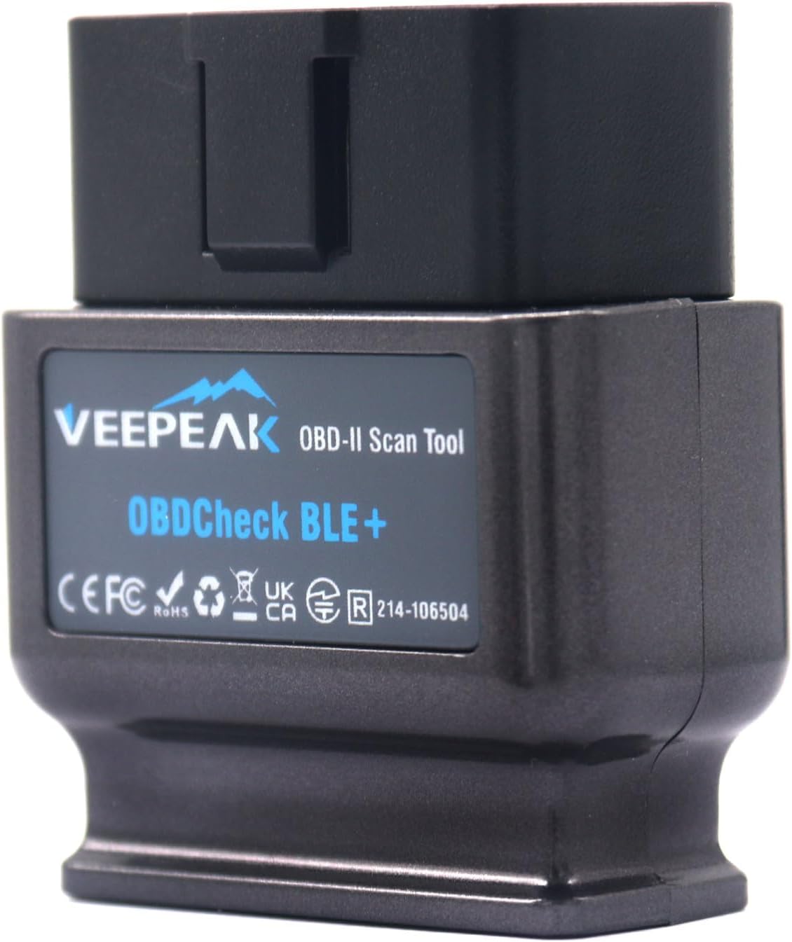 Veepeak OBDCheck BLE+ Bluetooth OBD II EOBD Diagnosegerät Adapter Stecker Auto Diagnose Scanner für iOS und Android