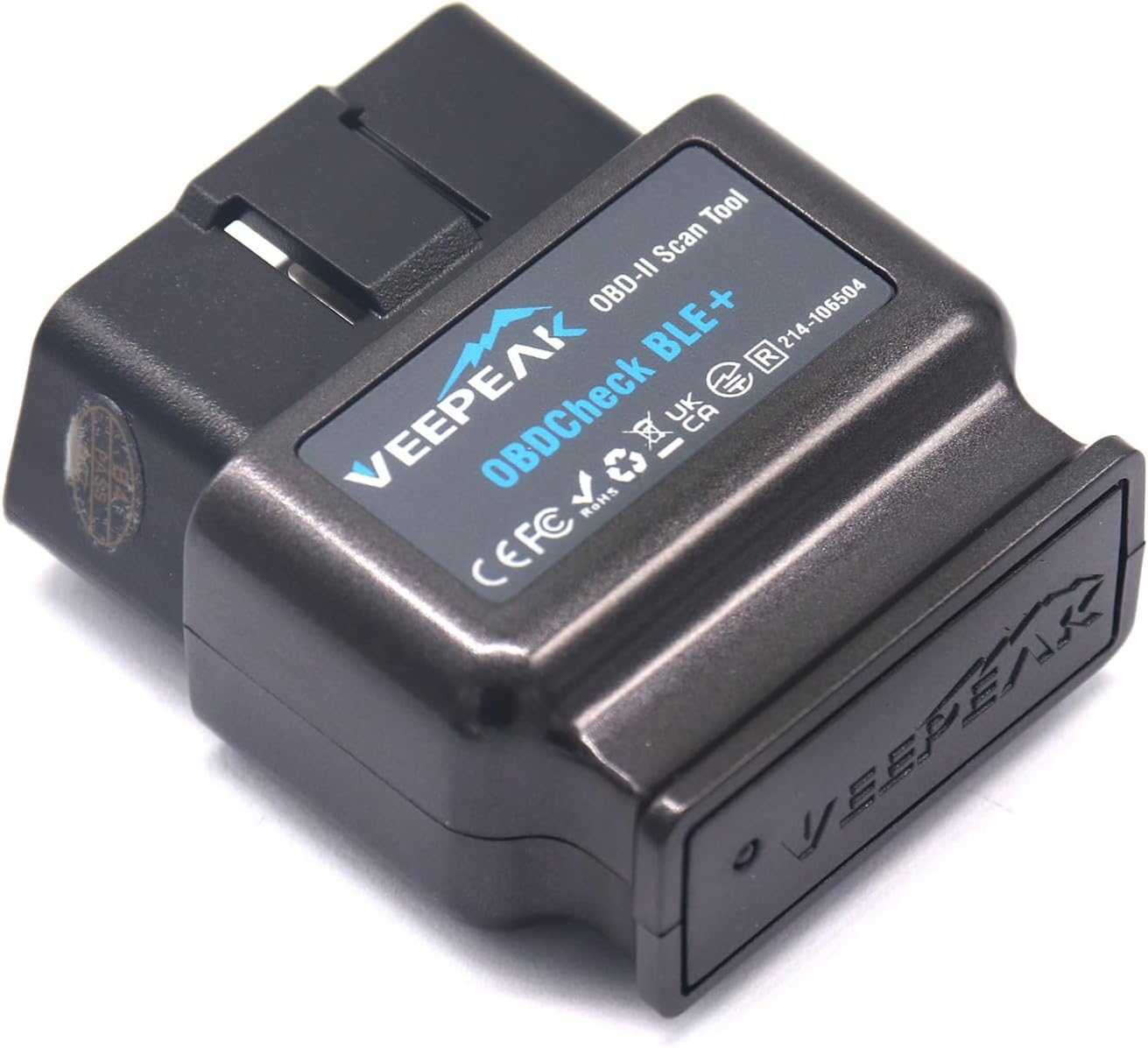 Veepeak OBDCheck BLE+ Bluetooth OBD II EOBD Diagnosegerät Adapter Stecker Auto Diagnose Scanner für iOS und Android