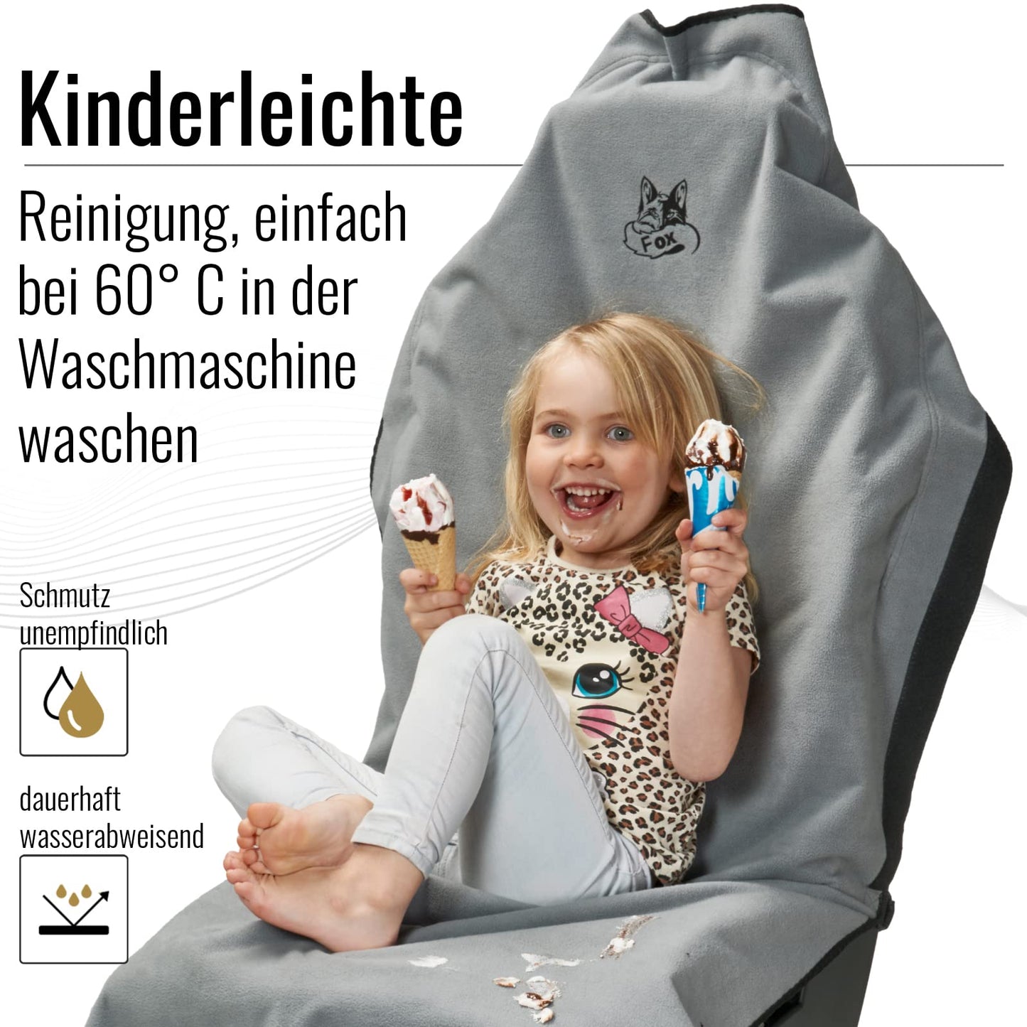 Black Forest Fox Wohnmobil Schonbezug Hochbett Faltbett für VW T5 T6 T6.1 Beach Ocean Gran California 600 680 Mercedes Benz Marco Polo (Grau. Grand California 600 für 3 TLG. Heckbett)