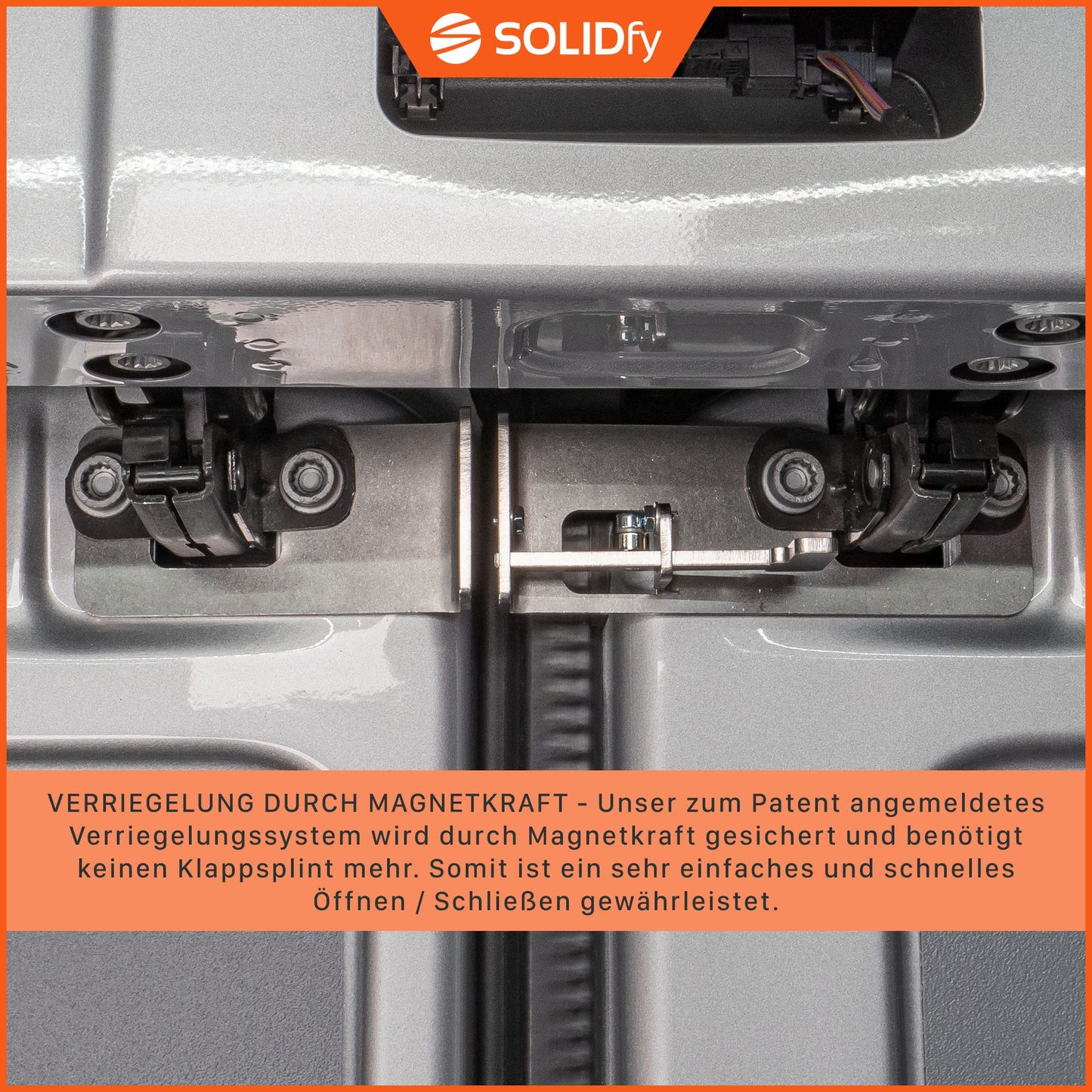 SOLIDfy® - Rear door lock for VW Crafter II 2 and MAN TGE from 2017 | Rear door burglar protection motorhome camping 