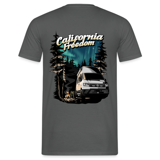 California Freedom Basic T-Shirt - charcoal grey