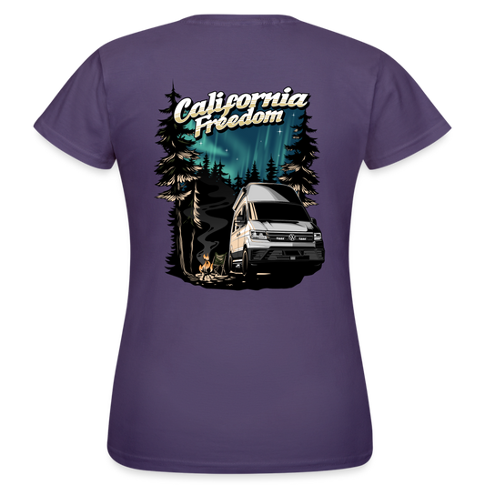California Freedom Basic Shirt - Frauen - Dunkellila