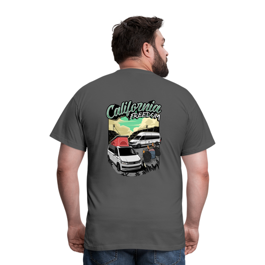 California Freedom Basic T-Shirt - Anthrazit